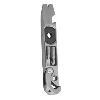 Small Titaniums Alloys Open Bottle Crowbars Ratchet Wrench Nails Puller Bottle Opener Outdoor Camping Tool Enduring