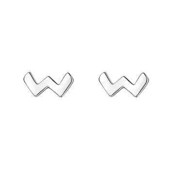 Small Wavy Earrings and Earrings for Women s Chinese Valentine s Day Gifts Fashionable and Niche Sense