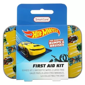 Smart Care, Аптечка первой помощи, Hot Wheels, 13 видов наборов