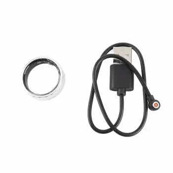 Smart Ring Health Tracker IP68 Waterproof Multifunctional BT Ring Wearable Sports Fitness Ring For S 18#