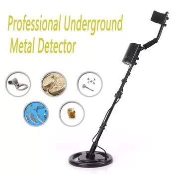 SMART SENSOR Металлотестер Профессиональный подземный металлоискатель Перезаряжаемый легкий высокий чёрный