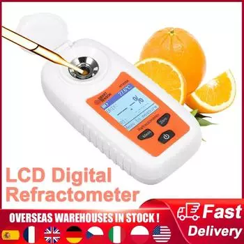 SMART SENSOR ST335A Цифровой рефрактометр ATC Тестер процента сахара 0-35% Брикс Детектор концентрации сахара Сахарометр для меда ST335A