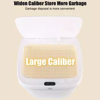 Smart Sensor Trash Can Waterproof Electric 13L Intelligent Garbage Bin Wastebasket Touchless Trash Bins Automatic Dustbin