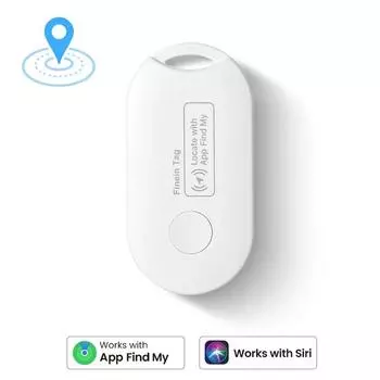 Смарт-тег, глобальный локатор, мини-GPS-трекер, работает с iOS, Find My APP, анти-потерянный локатор для ключей, бумажника, автомобиля, багажа для домашних животных белый