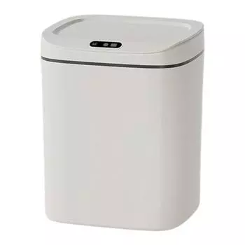 Smart Trash Bin with Sensor 12/14/16L Automatic Open Lid Garbage Storage Box Garbage Bin Odor Isolation Trash Can for Kitchen Bathroom Bedroom S