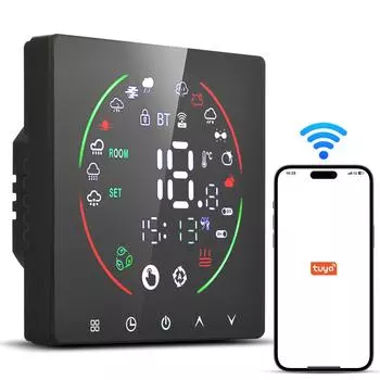 Smart Tuya WiFi термостат для дома 16А электрическое отопление еженедельный программируемый контроллер температуры 3A Water Heating белый