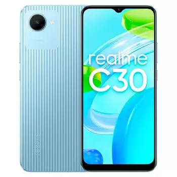 Смартфон Realme C30 3 ГБ 32 ГБ светло-синий 6,5 дюйма