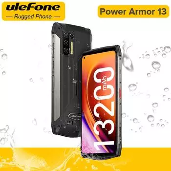 Смартфон Ulefone Power Armor 13, NFC, глобальная версия Power Armor 13 чёрный