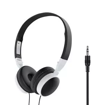 Смартфоны Heavy Bass 3,5 мм штекер стерео наушники игровая гарнитура проводные наушники проводная гарнитура темно-синий