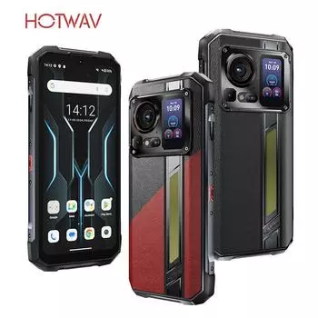 Смартфоны HOTWAV Hyper 7 Pro 5G200MP Android14 6.6 FHD+120HZзащищенные смартфоны 36 ГБ 256 ГБ10800 мАч 33 Вт водонепроницаемый сотовый чёрный