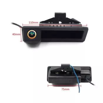 SMARTOUR CVBS Switch AHD 1080P Автомобильная парковка Задний ход Резервная камера багажника Ручка заднего вида Камера BMW 3 серии 5 X5 X6 E39 E60 E70 E82 E90