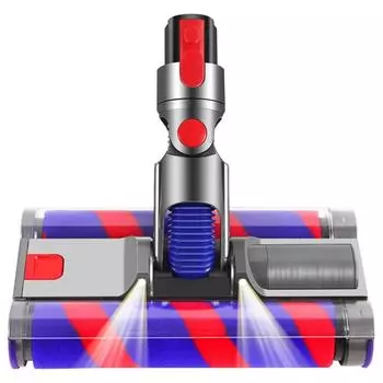 Сменная головка пылесоса для серии Dyson V7 V8 V10 V11 V15, головка с двигателем, мягкая роликовая чистящая головка, двойная роликовая щетка CHINA
