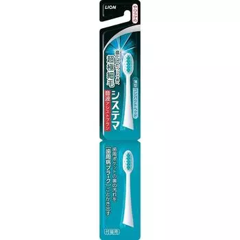 Сменная мягкая щетка Systema Sonic Assist Brush, упаковка из 2 шт.
