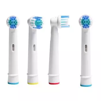 Сменная насадка для зубной щетки Folulus White, 4 упаковки, содержат катушки четырех цветов One Size