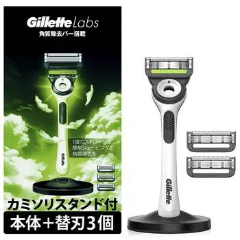 Сменная подставка для бритвы Gillette Razor 3 Close Lab Body, Лезвия, В комплекте, Бритва, Мужская, Бритье, белый
