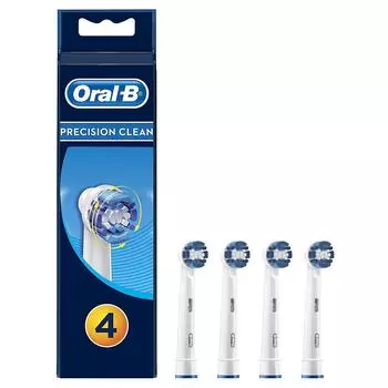 Сменная щетка Braun Oral B CLEAN 4 шт. Basic/PRECISION EB20-4EL [предмет] белый