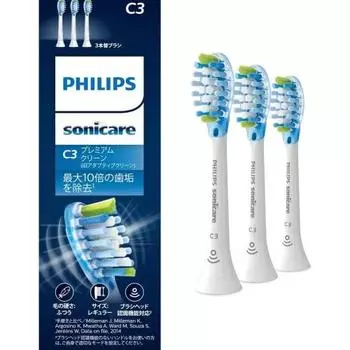 Сменная щетка Philips Sonicare Premium Clean Regular (3 куска) Подлинный C3 HX9043/67 Белый