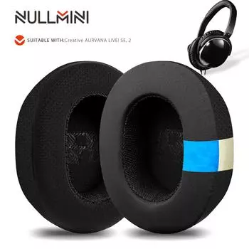 Сменные амбушюры Nullmini для Creative Aurvana Live! Se, 2 Наушники Охлаждающий гель Амбушюры Подушечки Наушники