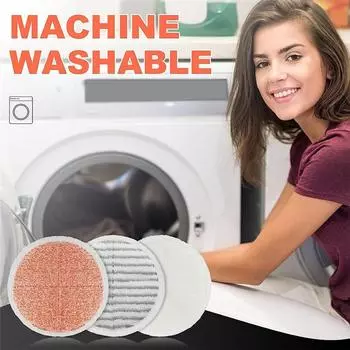 Сменные насадки для швабры Bissell Spinwave 2039A 2124 2307 Тяжелые насадки для мытья полов Scrubby Pads Мягкие насадки 1611297 1611298 CHINA