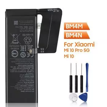 Сменный аккумулятор для телефона BM4M для Xiaomi Mi 10 Pro 5G Xiaomi 10Pro 4500 мАч Аккумулятор для телефона BM4N для Xiaomi Mi 10 5G Mi 10s 4780 мАч BM4N