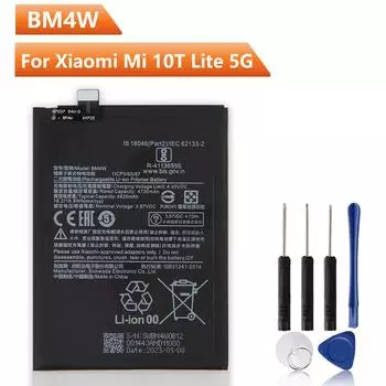 Сменный аккумулятор для телефона BM4W для телефона Xiaomi Mi 10T Lite 5G, 4820 мАч с инструментами
