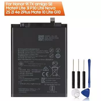 Сменный аккумулятор HB356687ECW для Huawei P30 Lite Nova 2S 2i 4e 2Plus Mate 10 Lite G10 Honor 7X Mate SE Mate9 Lite 3i Honor 9i 3340mAh