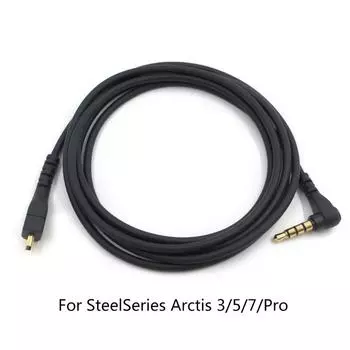 Сменный аудиокабель TPE 3,5 мм для игровой гарнитуры Steelseries Arctis 3/5/7