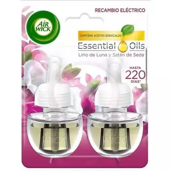 Сменный блок для электрического освежителя воздуха Air-Wick Smooth Satin And Moon Lilly 2x19 мл