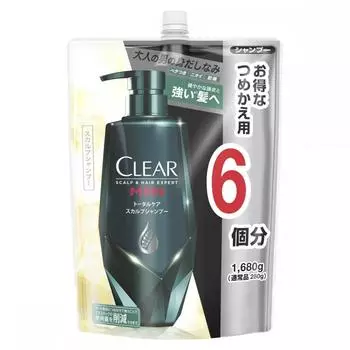 Сменный блок шампуня Clear For Men Сменный блок шампуня Clear For Men 1680 г