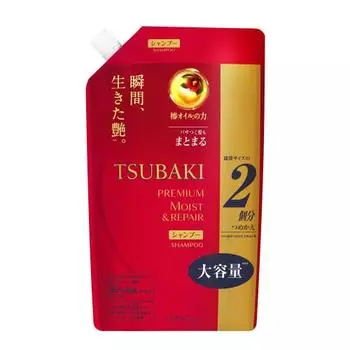 Сменный блок шампуня TSUBAKI Premium Moist & Repair Tsubaki Shiny Moist Liquid Package: Красный 660мл (х 1)