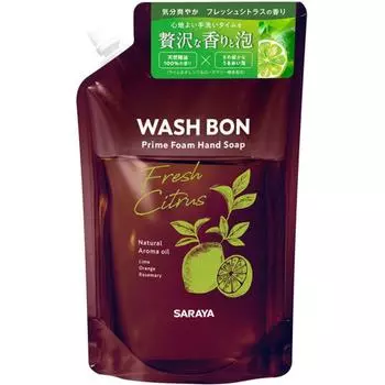 Сменный блок Washbon Prime Foam Fresh Citrus, 500 мл