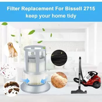 Сменный фильтр для пылесоса 1665 многоразовый моющийся 2156A 1613056 2715 Bissell Floor Cleaner HEPA