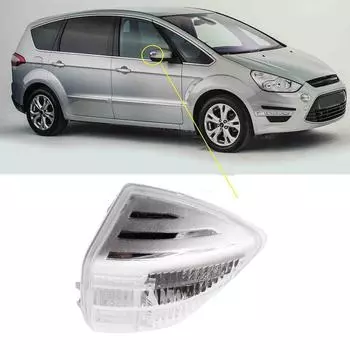 Сменный индикатор бокового зеркала заднего вида для Kuga SMax CMax Galaxy, светодиодный боковой габаритный указатель поворота, автомобильные аксессуары left