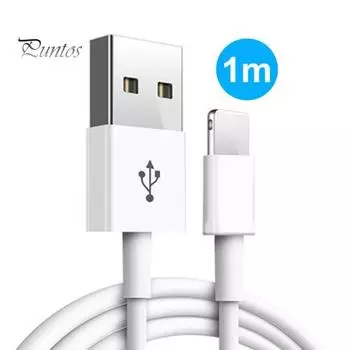 Сменный USB-кабель для синхронизации данных из ПВХ, 1 м, для iPhone XR/XS/X/8/7/6S/7P/8P