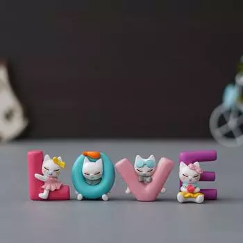 Смоляные анимированные персонажи Love Декоративный элемент для Дня святого Валентина Годовщина Новый