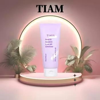 Очищающее средство с низким pH с улиткой и азуленом [TIAM] 1pcs