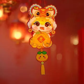 Snake Year Lantern DIY Kit for Child Handmade Material Novelty Waterproof Fun Lighted