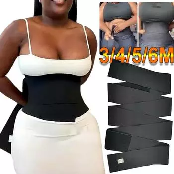 Snatch Me Up Bandage Wrap Slimming Sheer Women Waist Trainer Corset Cincher Shapewear Trimmer Belt Body Shaper Полосы для живота
