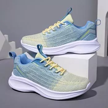 Sneaker Woman Platform Leisure Jogging Shock-absorbing Training Sports Lightweight Lace Up Fashion Vulcanized Shoes for Women 35