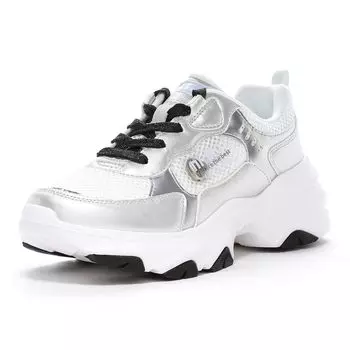 Sneakers NM J120 Girls Silver cm 2E [Moonstar] 21.5 серебряный