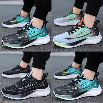 Sneakers spring new youth daily outdoor running shoes fashion trend lace-up breathable men s shoes 39