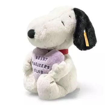 Snoopy Steiff Teddy Bear Soft Cuddly Friends Snoopy Heartbreakers Club [Used]