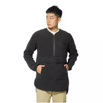 [Snow Peak] Sweatshirt Thermal Boa Fleece Pullover Black