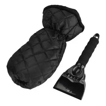 Snow Shovel Brush With Warm Gloves Multi-function Snow Remover Ice Scraper Cleaning Glass Brush Auto Car Window Cleaning Tool