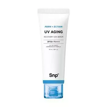 SNP PDRN Ectoin UV Aging Recovery Солнцезащитная сыворотка SPF 50+ PA++++ 50 мл