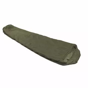 Snugpak Sleeping Bag Tactical 2 Light Zip Black Compatible with 3 Seasons Spring Summer Autumn Body Heat Reflection Military Spec Made in England оливковый