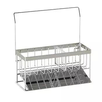 Soap Dish Rack Soap Drain Kitchen Holder Sink Sponge Brush Removable