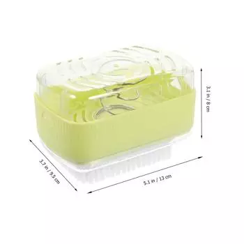 Soap Foaming Box Roller Case for Shower Travel Handwash Bathroom Supplies PP ABS Easy Use Practical Hollow Drainage