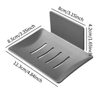Soap Holder Soap Tray Metal Modern Sturdy Metal Soap Box Self Draining Easy to
