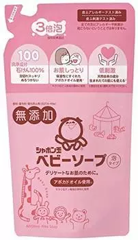Soap soap baby soap foam type refill 400ml x 4 pieces